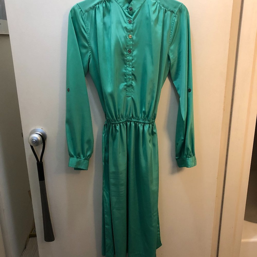 Green Dress by Chaus, Size 5/6, Vintage